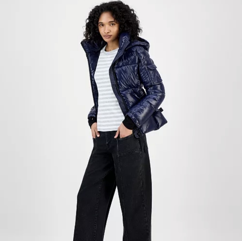 S13 Kylie Hooded Water-Resistant Puffer Coat